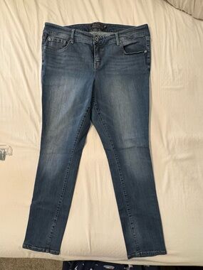 torrid Skinny Jeans in Medium Wash Blue